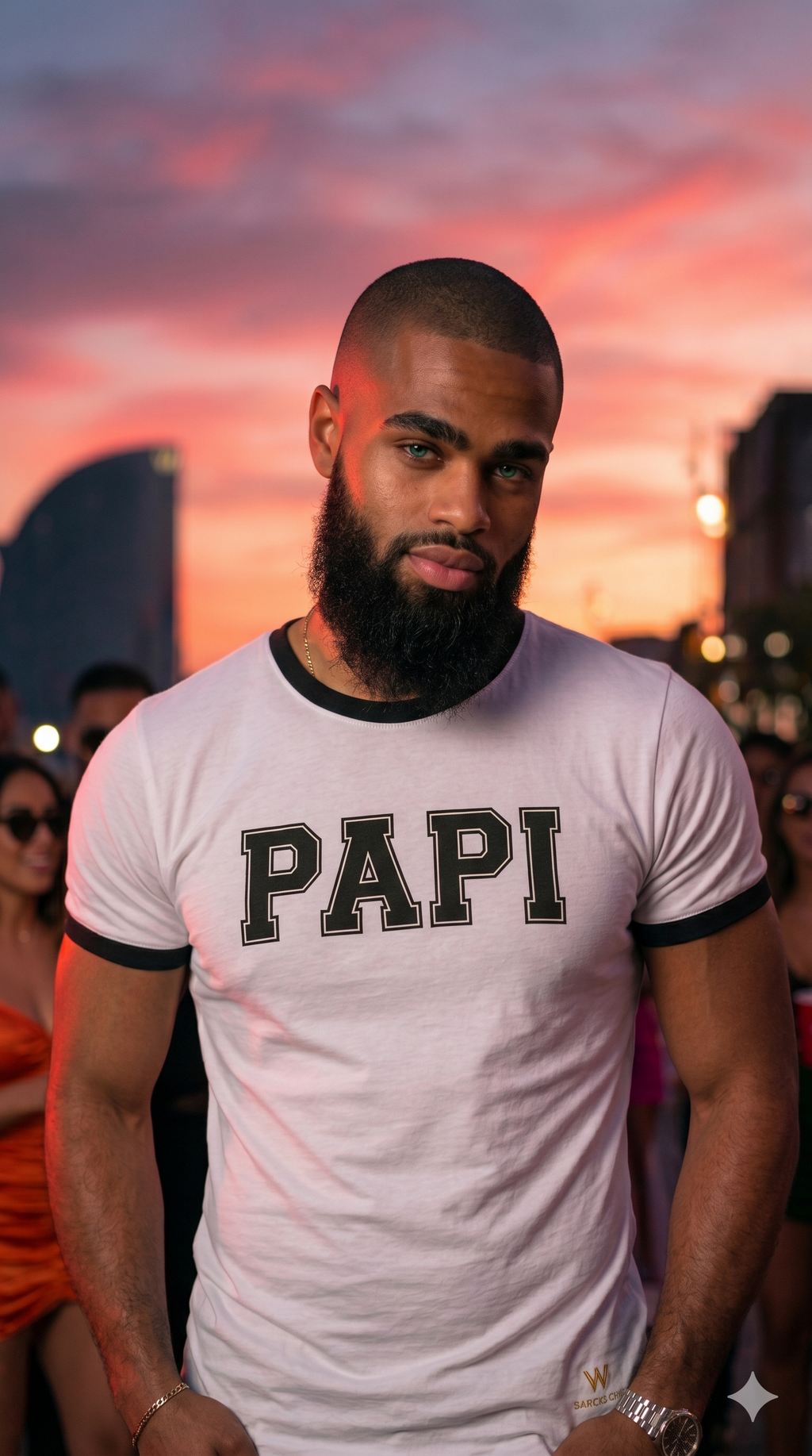 PAPI Ringer T-Shirt Camiseta Caza Shortys (Ringer Tee)